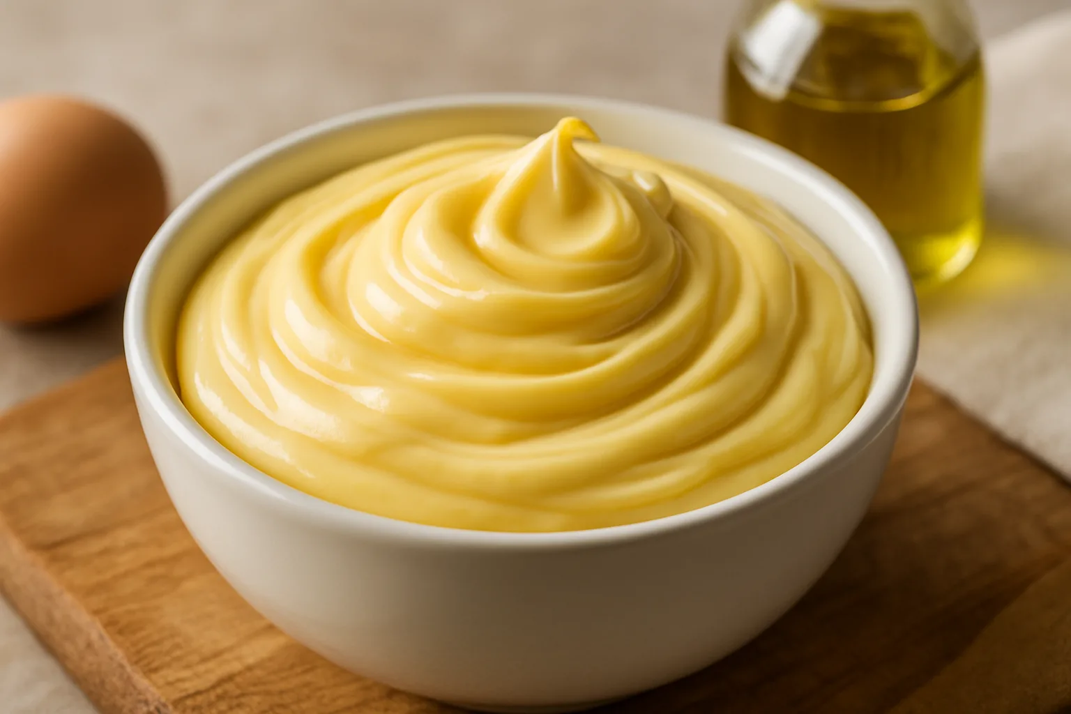 Maionese con olio d'oliva