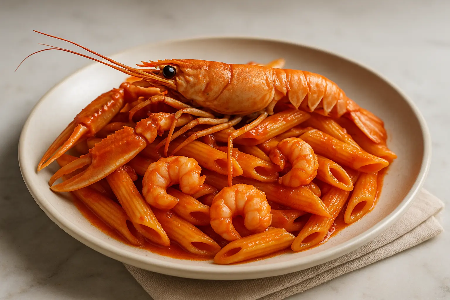 Penne agli scampi