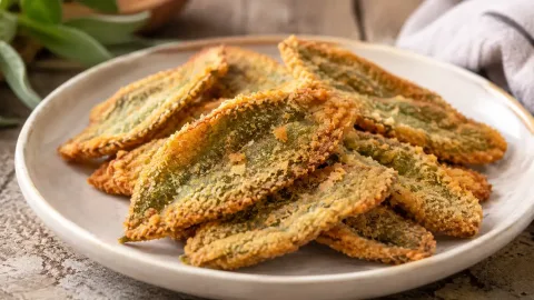 Salvia fritta in friggitrice ad aria (anche al forno)